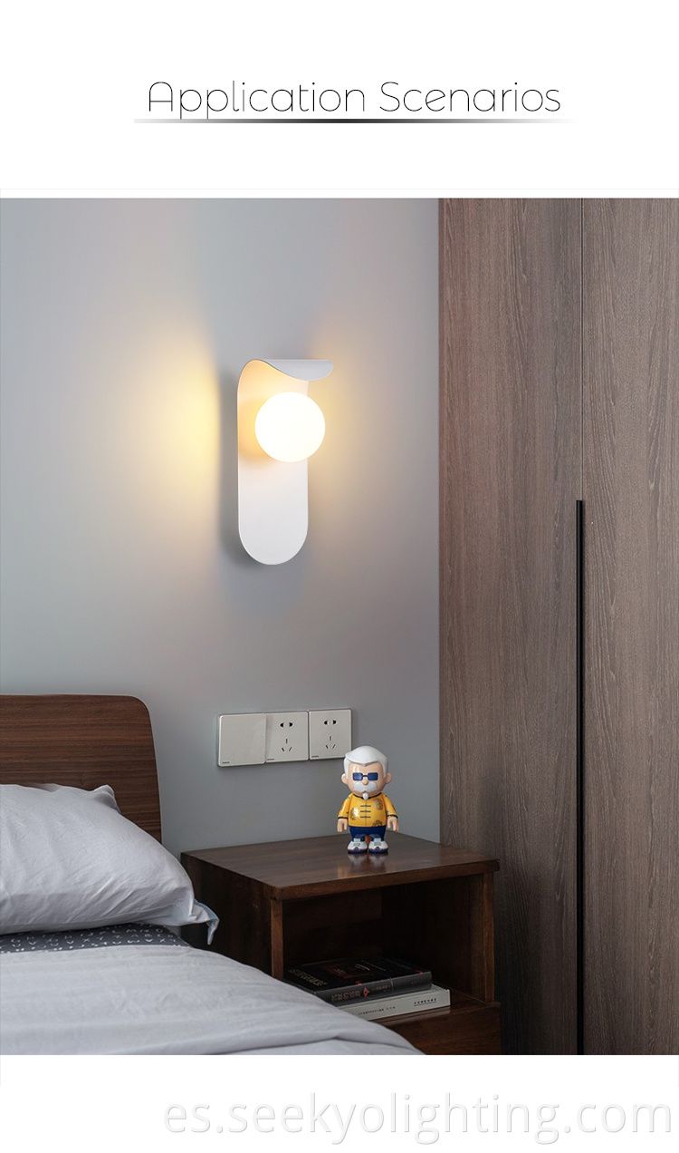 The lamp features a unique curling design, which adds a touch of creativity to any room. 